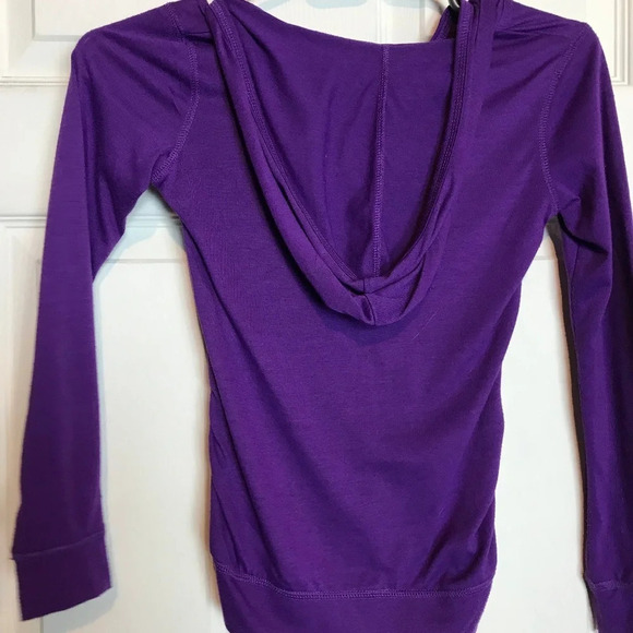 Gracie by Soybu Abby Girls Purple Hoodie Size 8 Performance - Picture 5 of 5